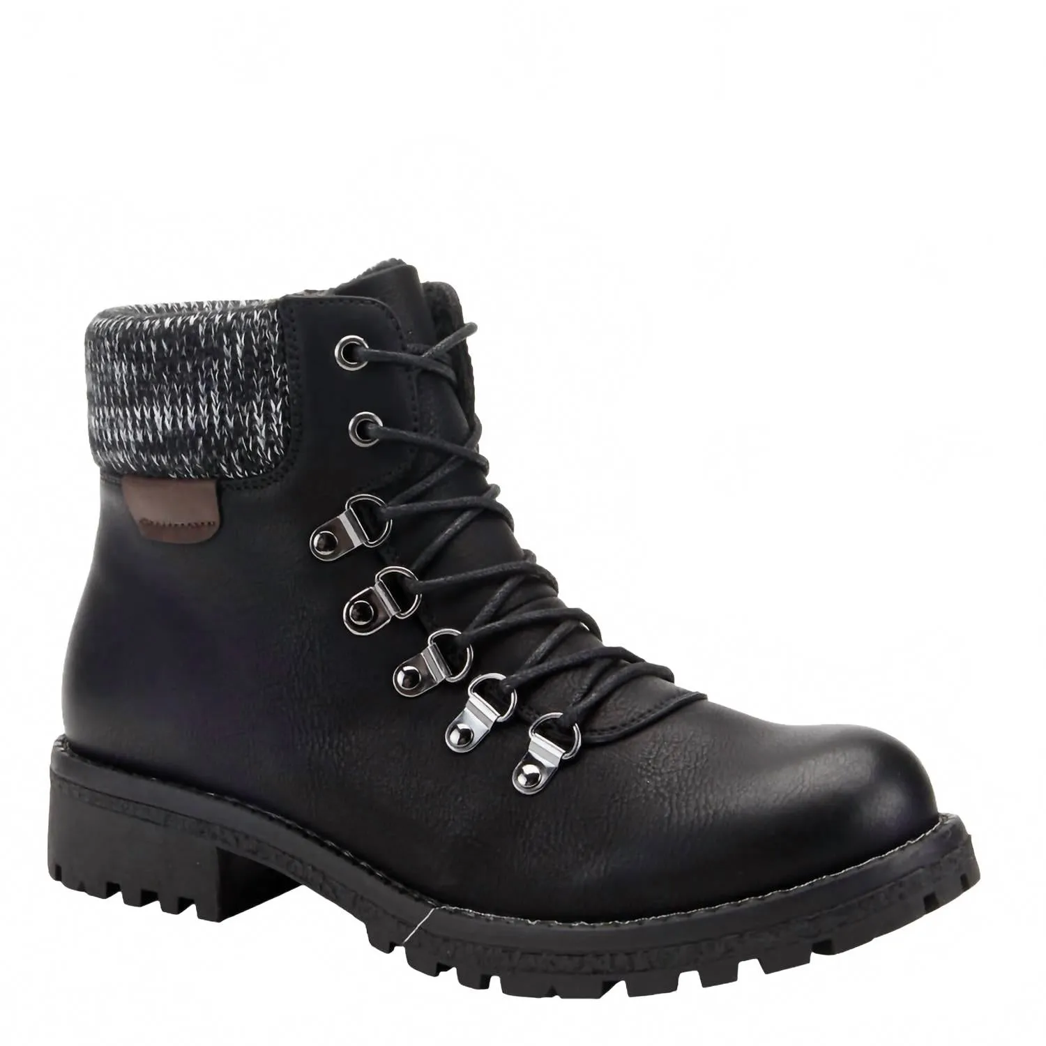 Women's Clarris Boots In Black Mud Resistant Mountain Climber Insulated Cold Climate