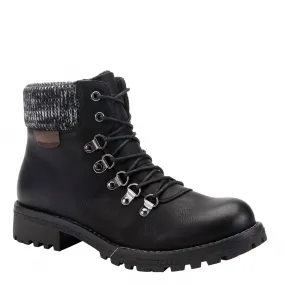 Women's Clarris Boots In Black Mud Resistant Mountain Climber Insulated Cold Climate