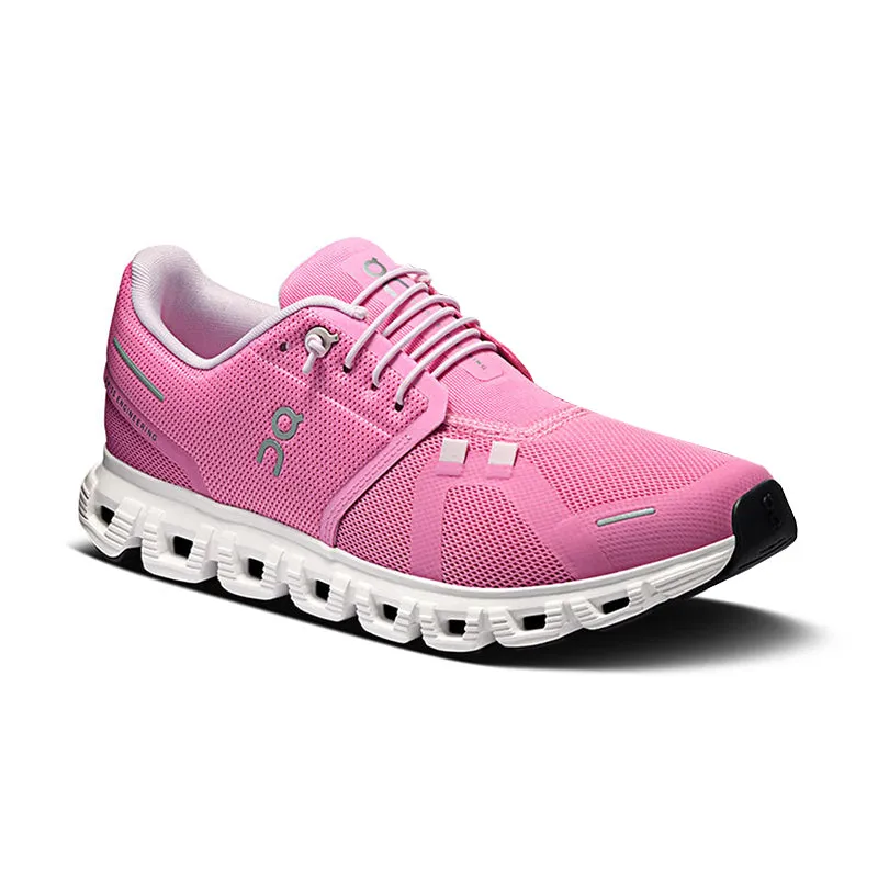Women's Cloud 6 Raspberry/White Genuine Leather Energy Boost Unit