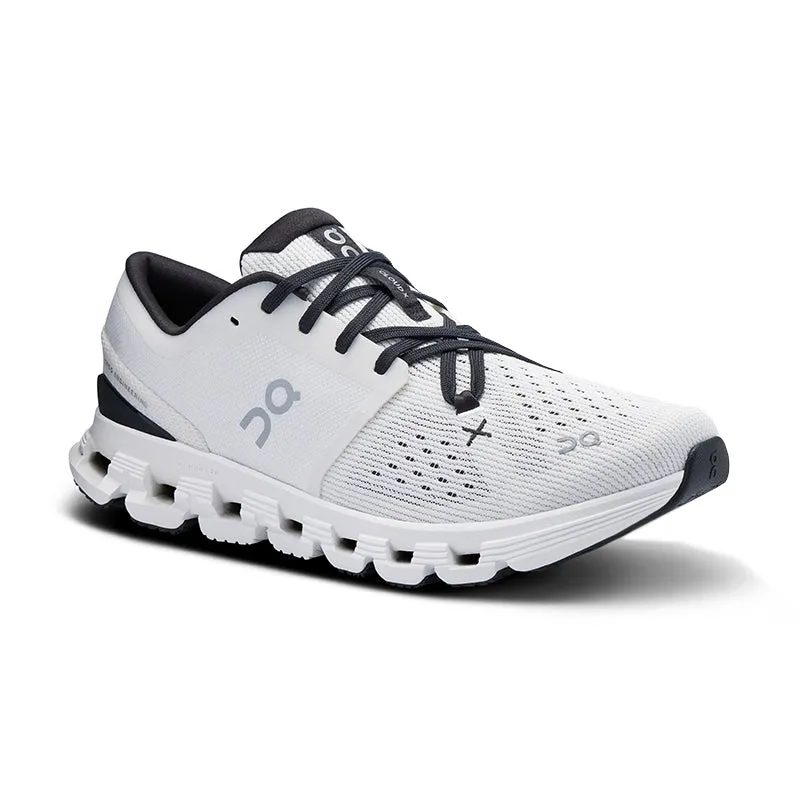 running in hot tracks shoes Visible Women's Cloud X 4 Ivory/Black