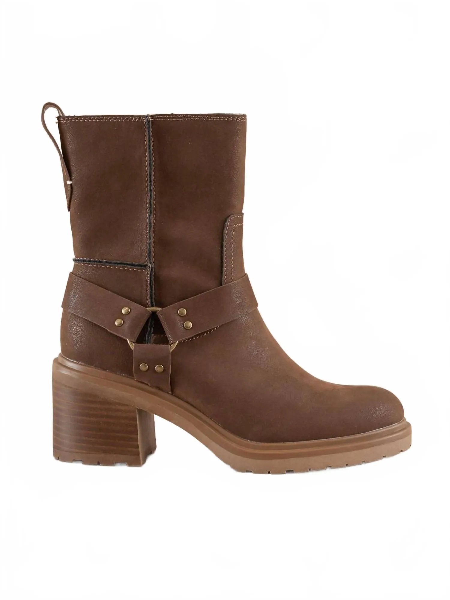 Women's Clyde Moto Ankle Boot In Coffee Waterproof River Crossing Slip Resistant Stylish Explorer