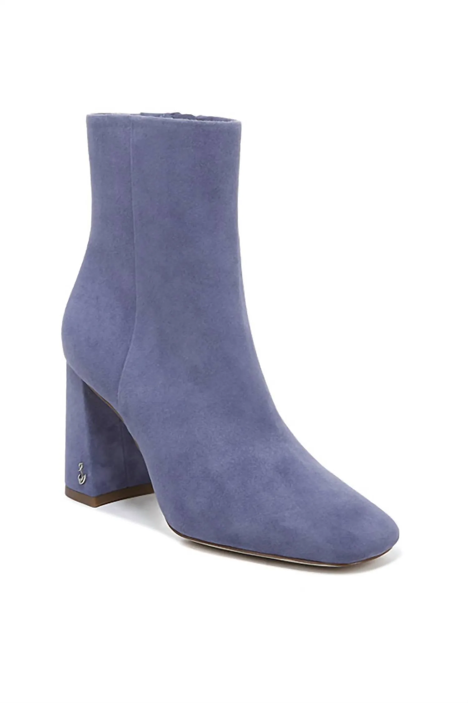 Walk Easy Shock Absorbing Urban Traveler Women's Codie Ankle Bootie In Dusty Violet Suede