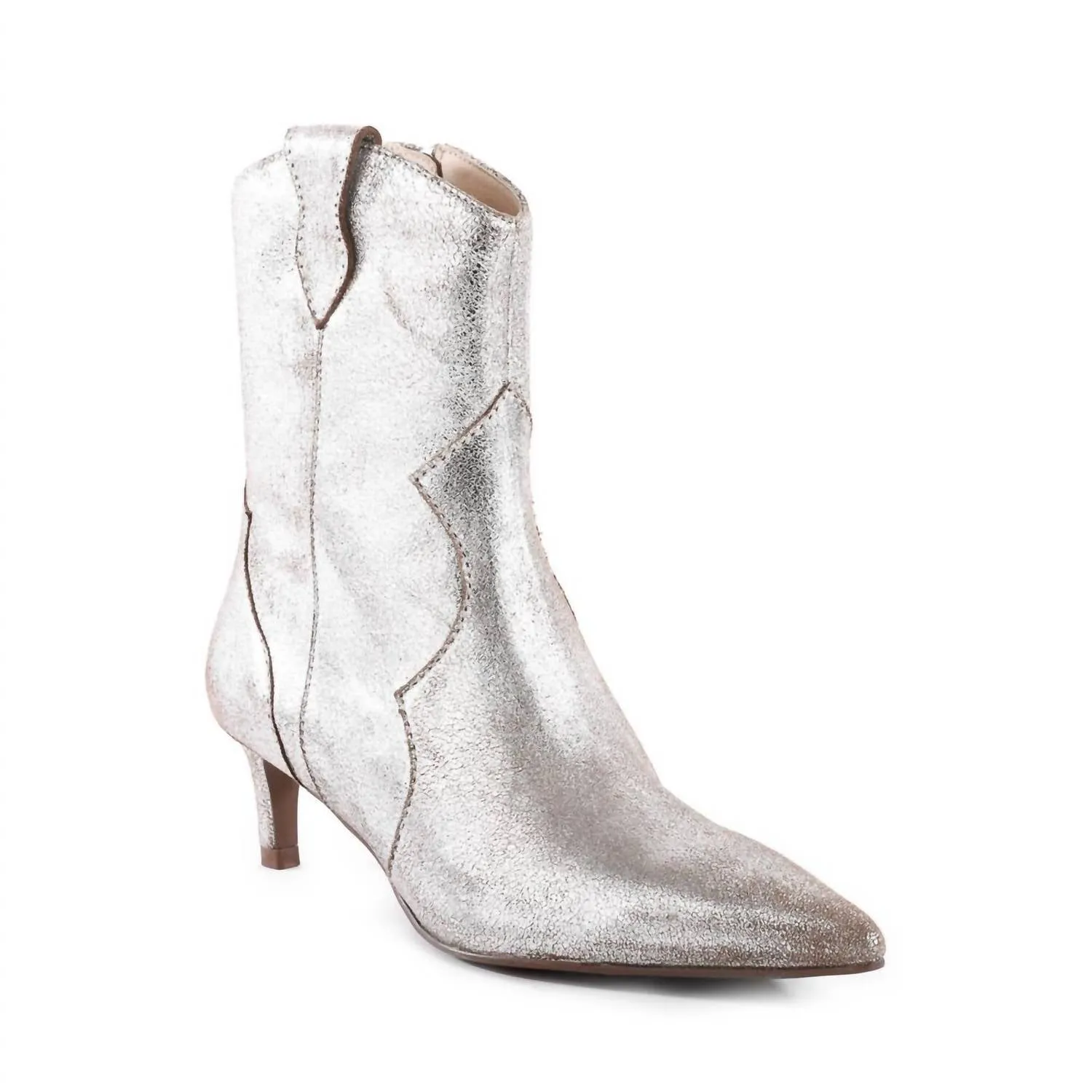 Women's Dallas Boot In Pewter Distressed Suede Soft Leather