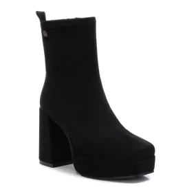 Women's Dress Booties In Black Mid Rise