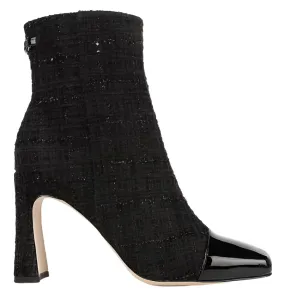 Rubber Compound Outsole Tiger Mark Women's Easton Bootie In Shimmer Tweed