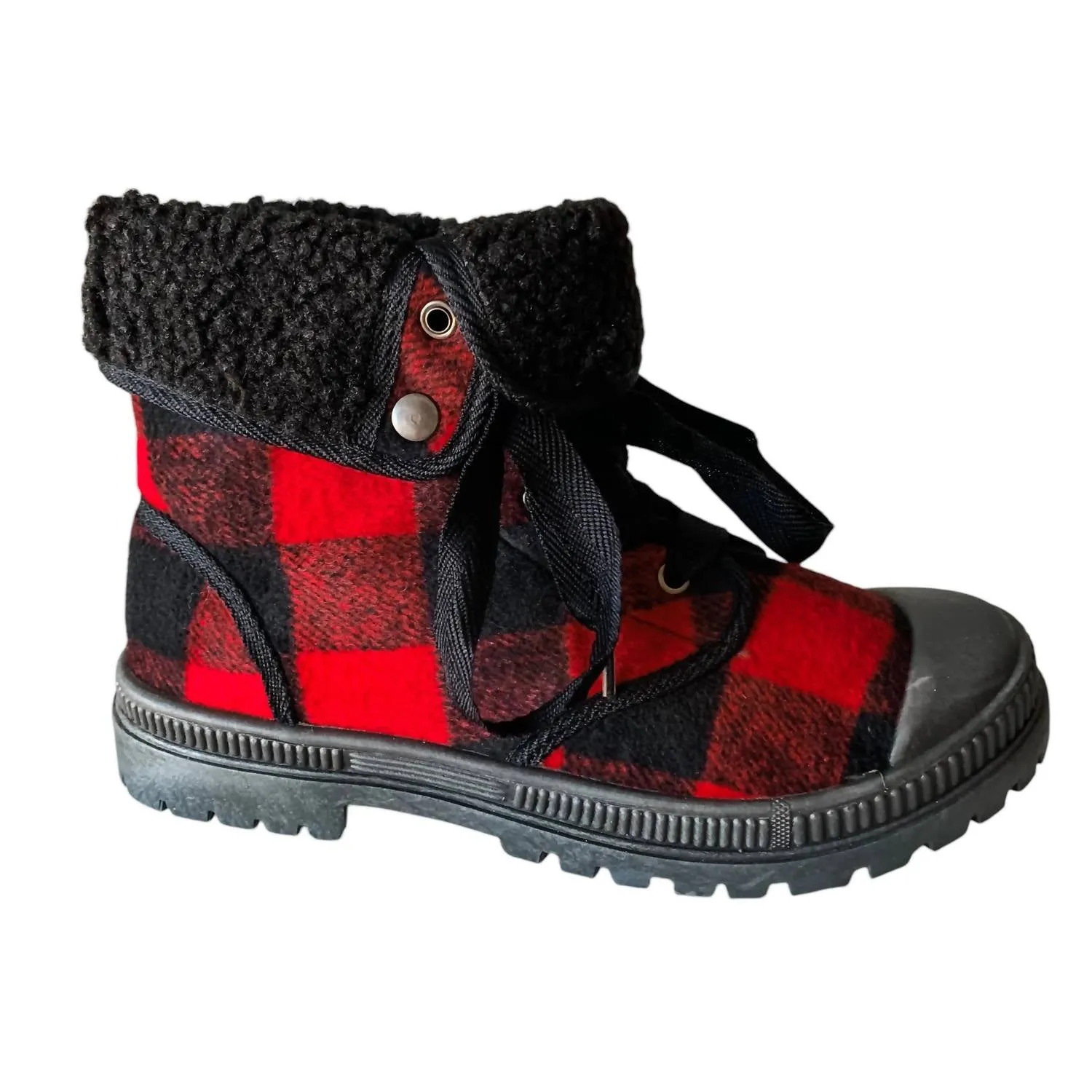 Women's Emerson Bootie In Black/red Flexible TPU Shank Breathable Sole