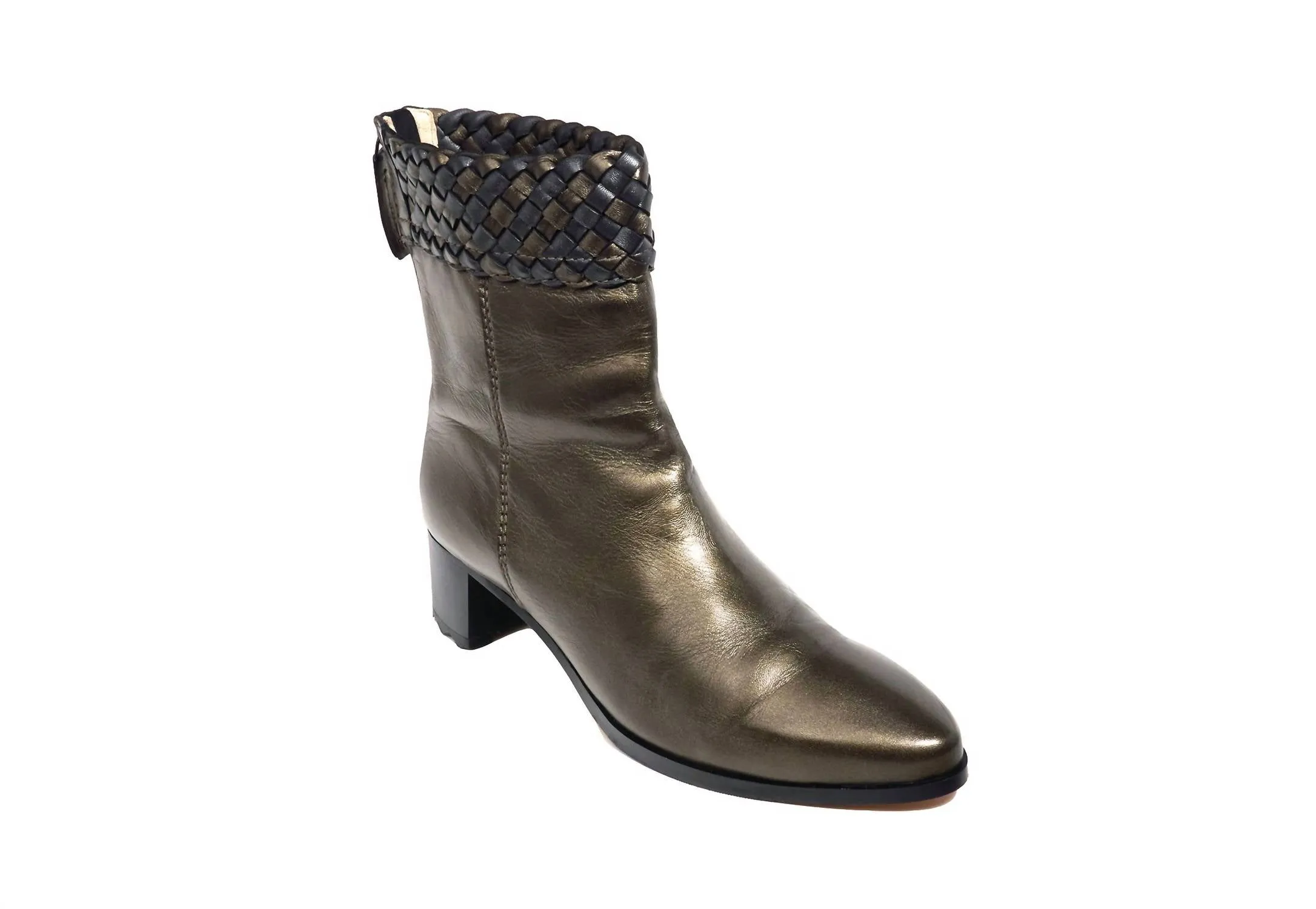 Daily Rugged Abrasion Resistant Toe Cap Women's Emi Gala Bootie In Bronze/Grey T. Glove