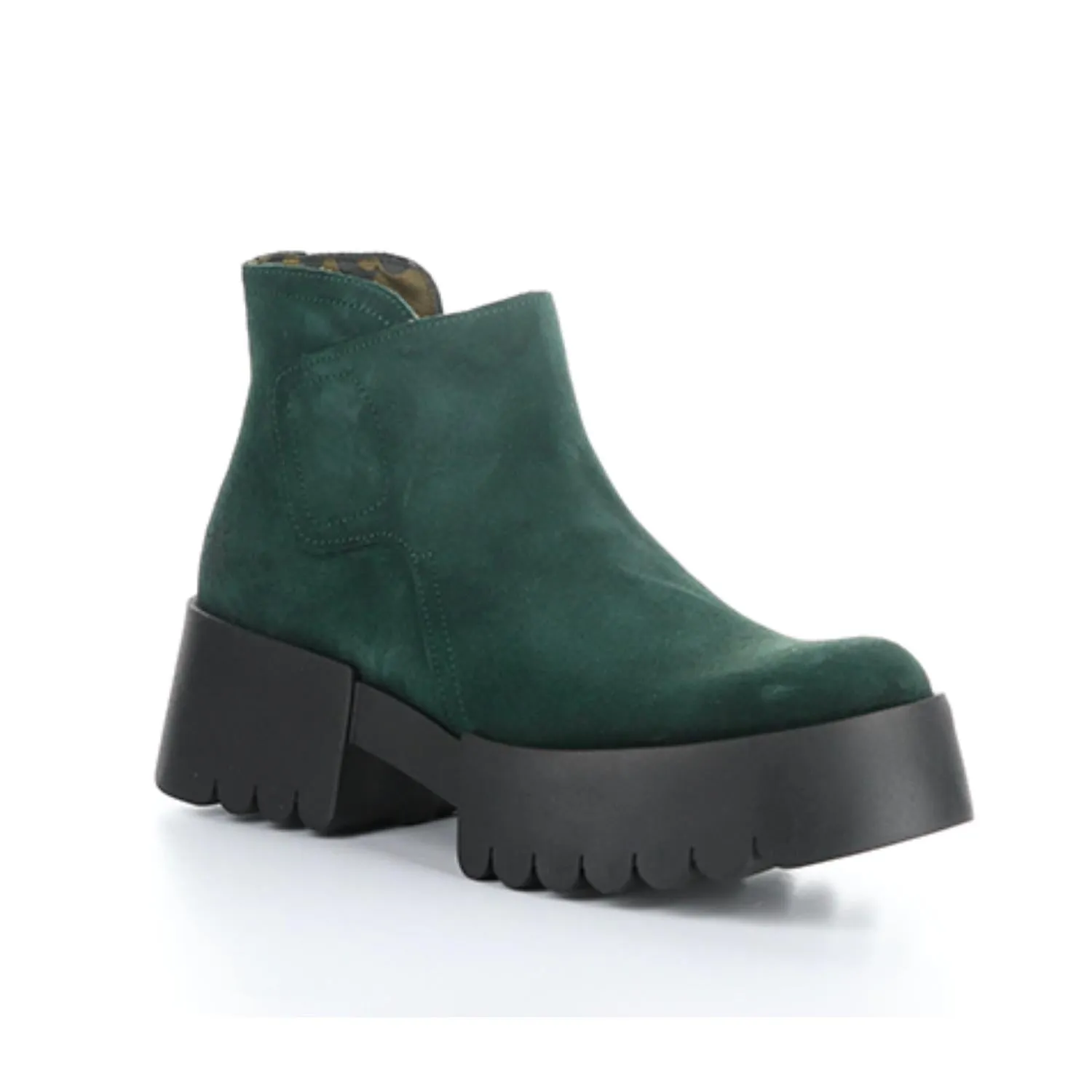 Women's Endo Bootie In Green Forest Grippy Outsole Weekend Wanderer