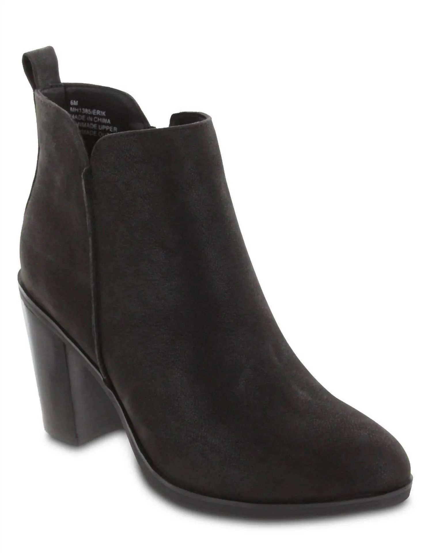 Women's Erik Booties In Black Cozy Interior Farm Ready