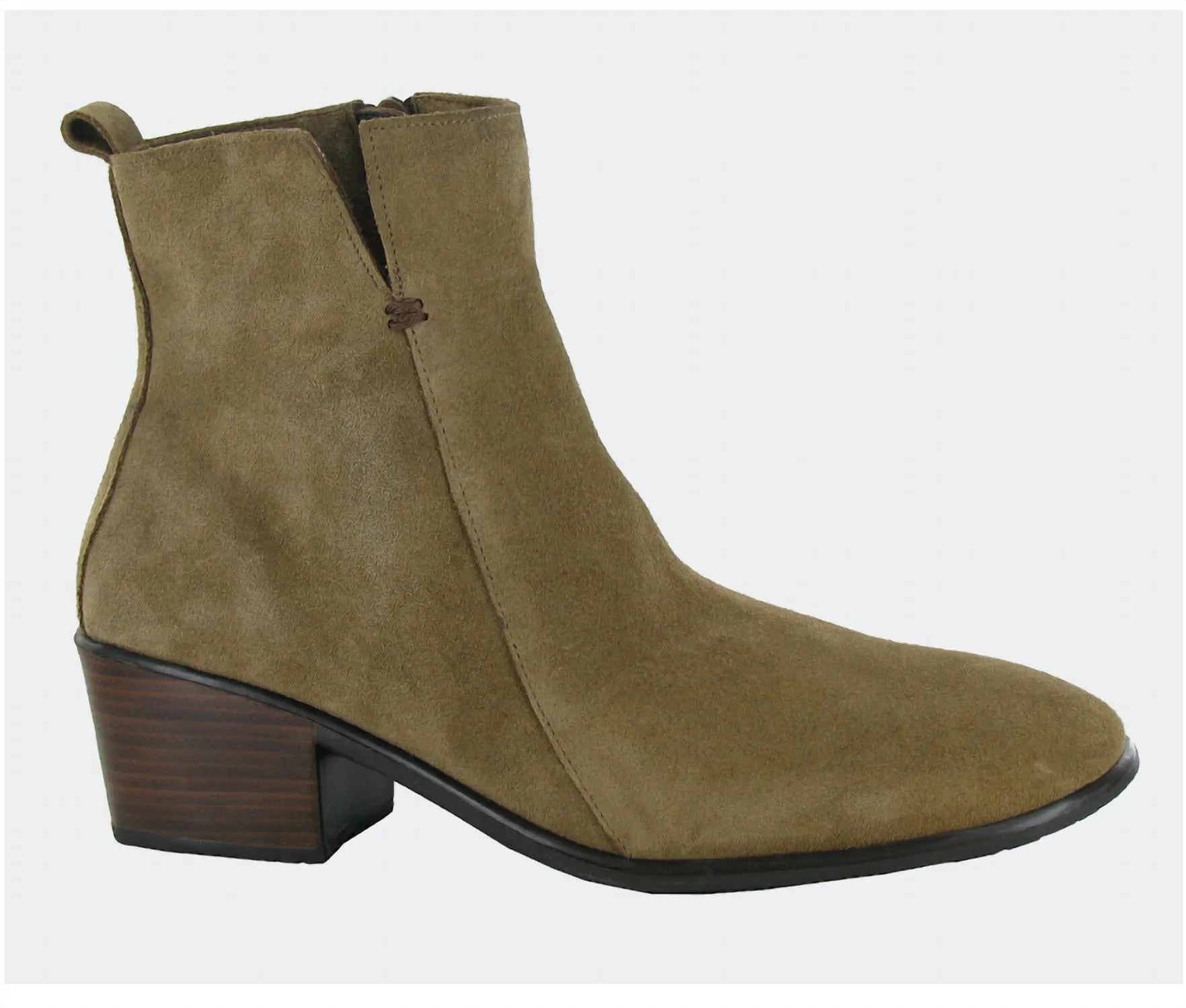 Anti   Odor Women's Ethic Booties In Acorn Suede