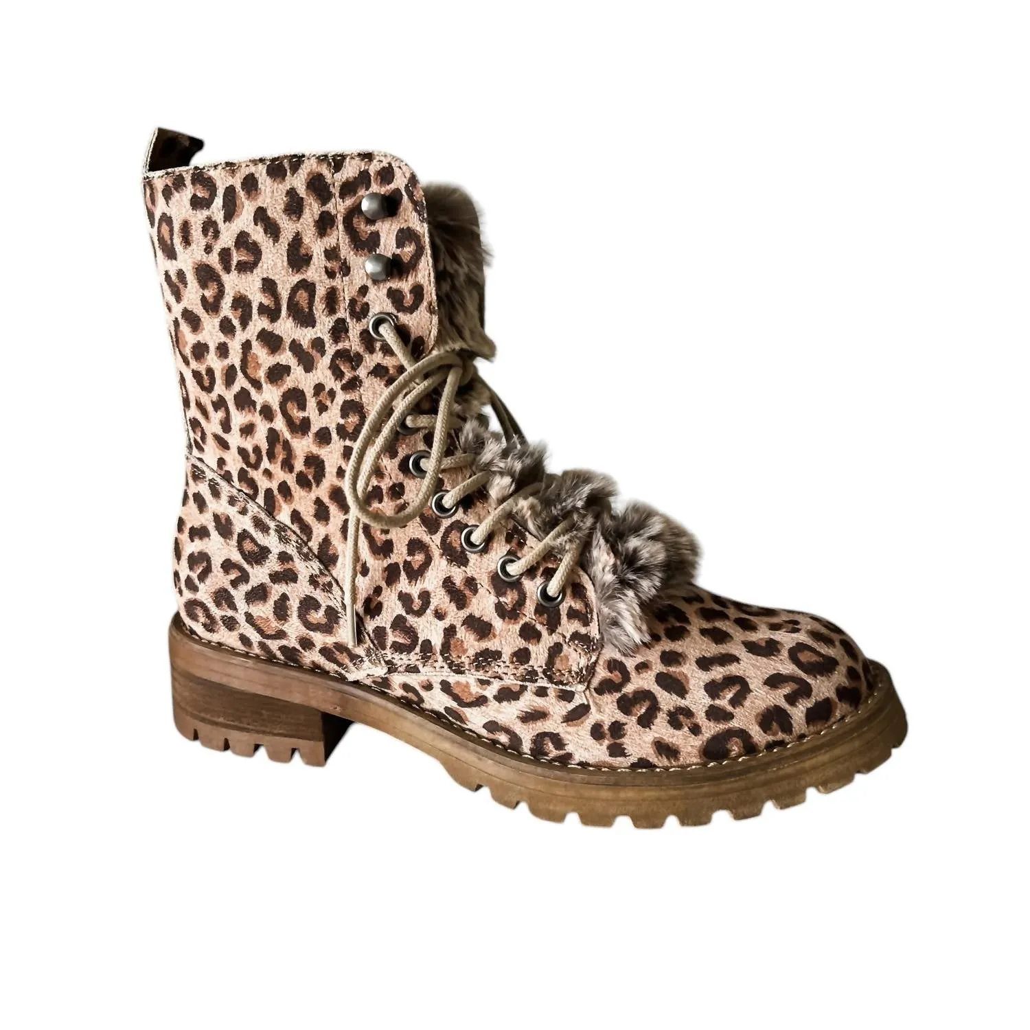 Women's Farrah Boots In Tan Leopard Transitional Style