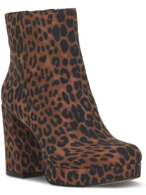 Womens Faux Suede Ankle Booties Padded Liner Tourist