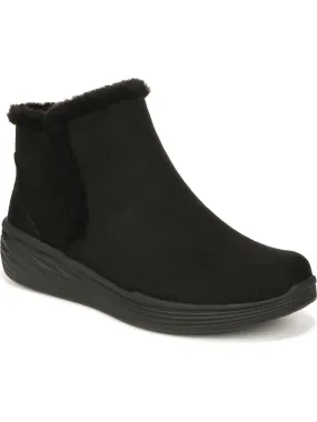 Womens Faux Suede Ankle Winter & Snow Boots Rugged Terrain Breathable All Day Wear