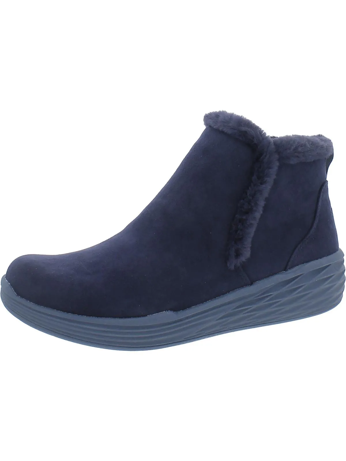 Functional Footwear Womens Faux Suede Ankle Winter & Snow Boots