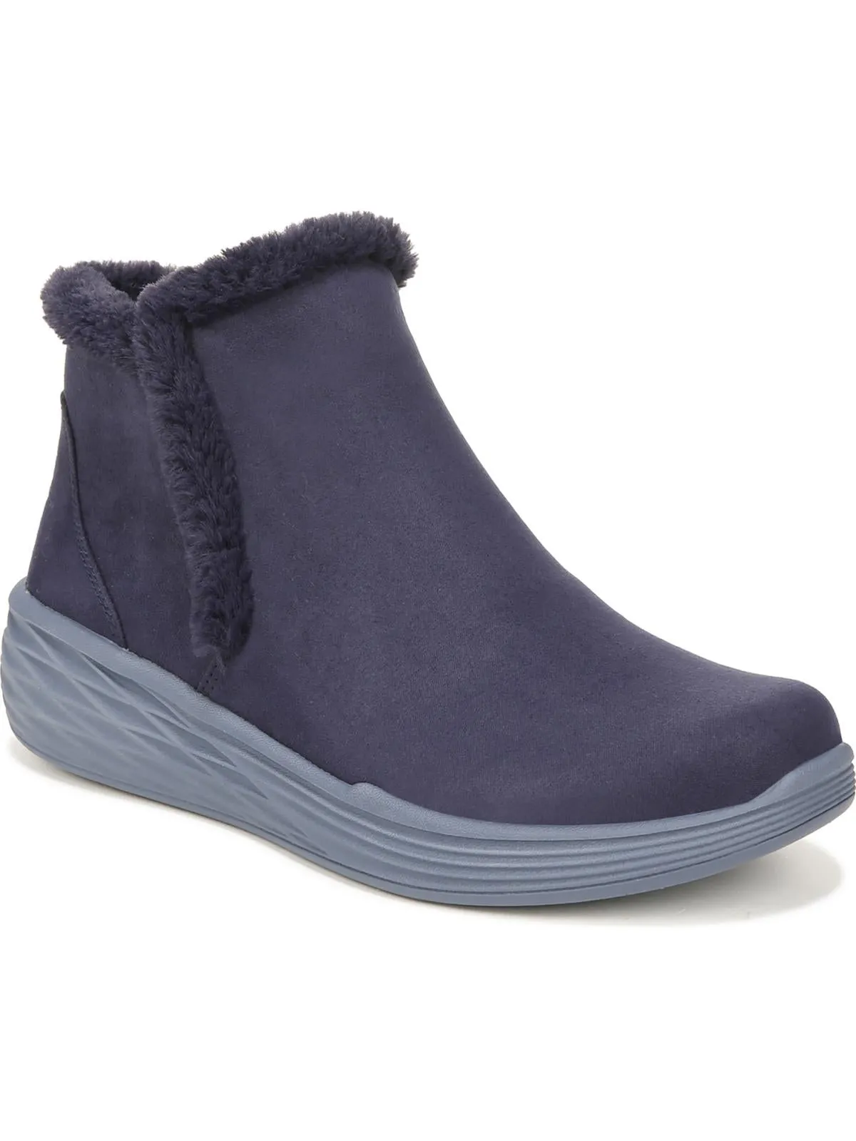 Travel Easy Cushioned Step Urban Commute Womens Faux Suede Ankle Winter & Snow Boots