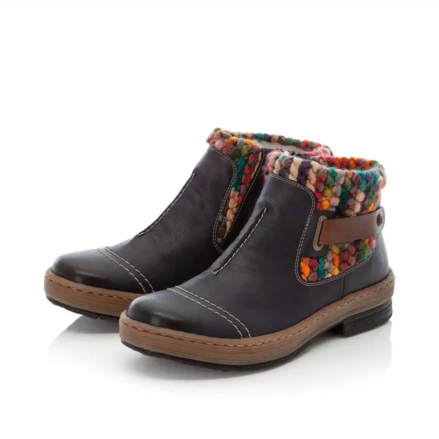 Functional And Fashionable Women's Felicitas Boot In Ozean/mogano/multi
