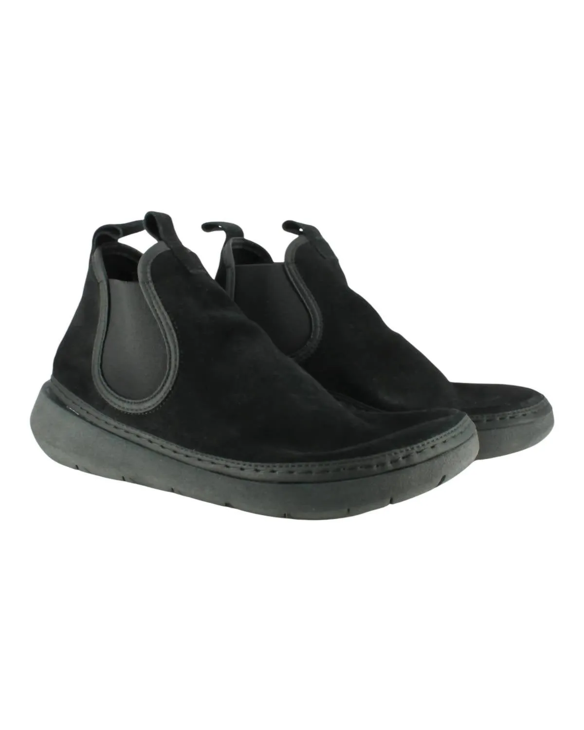 Women??S Fisi Slip On Shoes In Black Comfortable Shank Cozy Interior