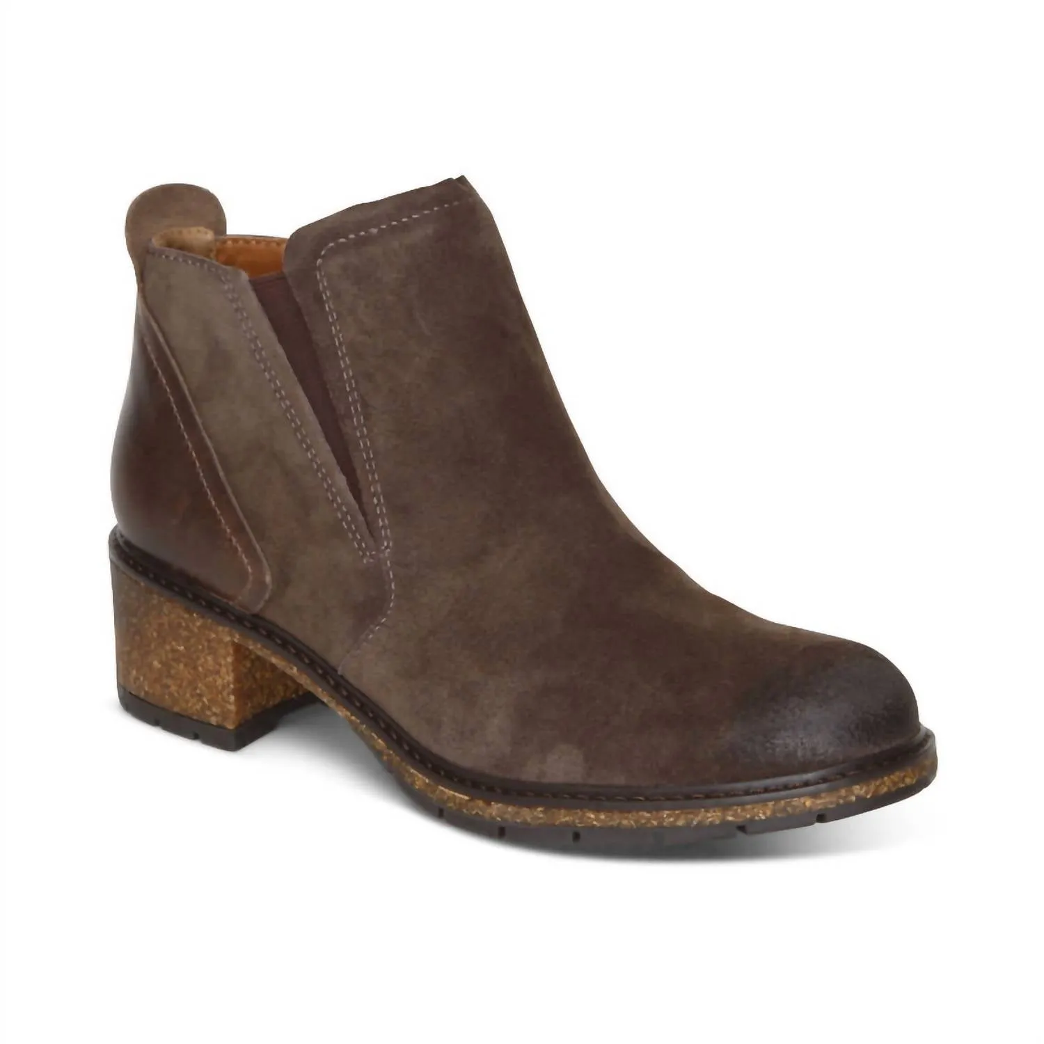 Women's Frankie Boot In Brown Seamless Comfort Snowy Path