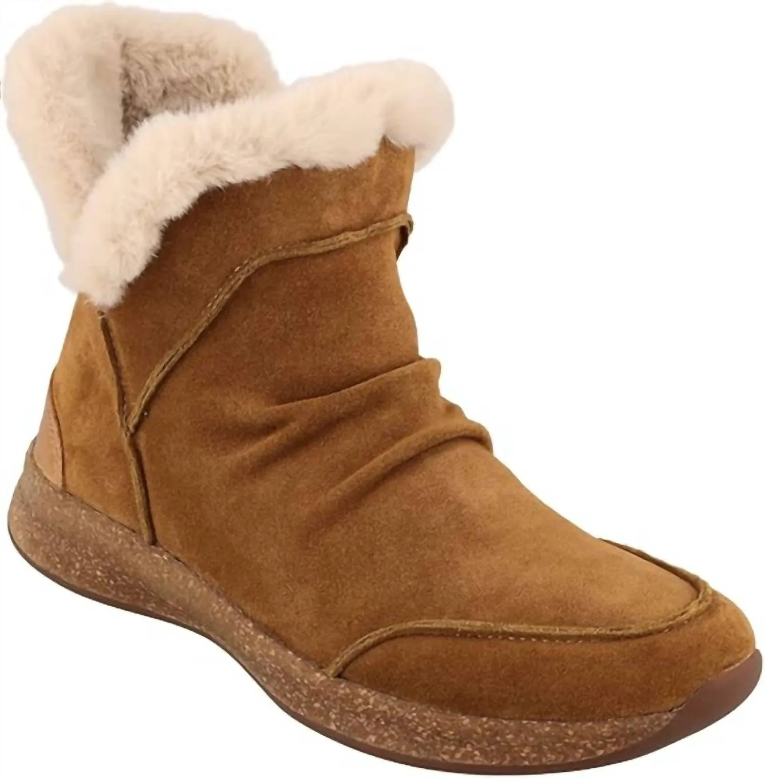 Comfort Lining Winter Walker Women's Future Mid Booties In Chestnut