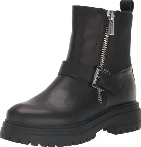 Women's Gatwick Fashion Boot In Black Leather Anti Odor Daily Walks Ranch Mode