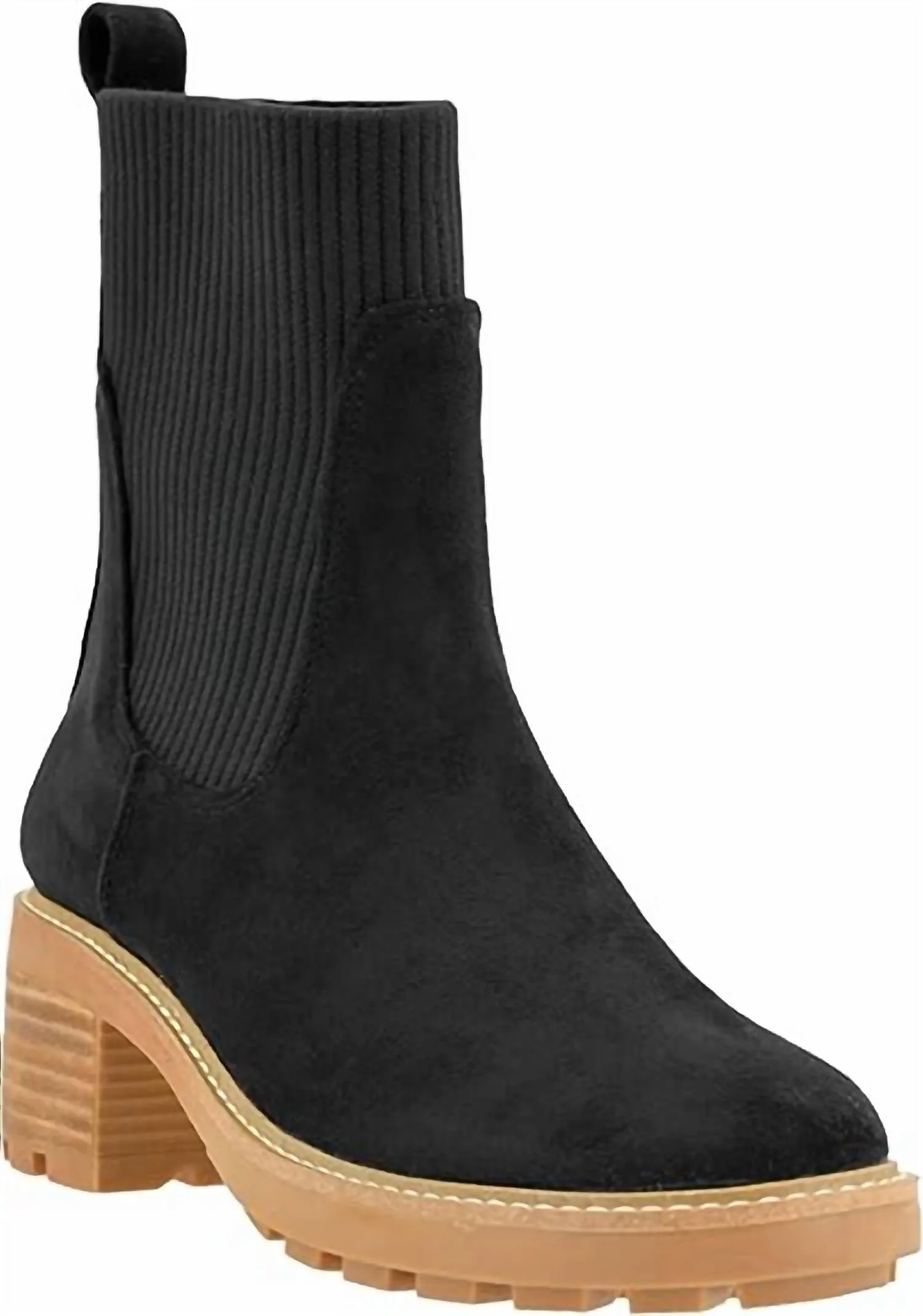 Businessman Women's Goodness Gracious Booties In Black Faux Suede