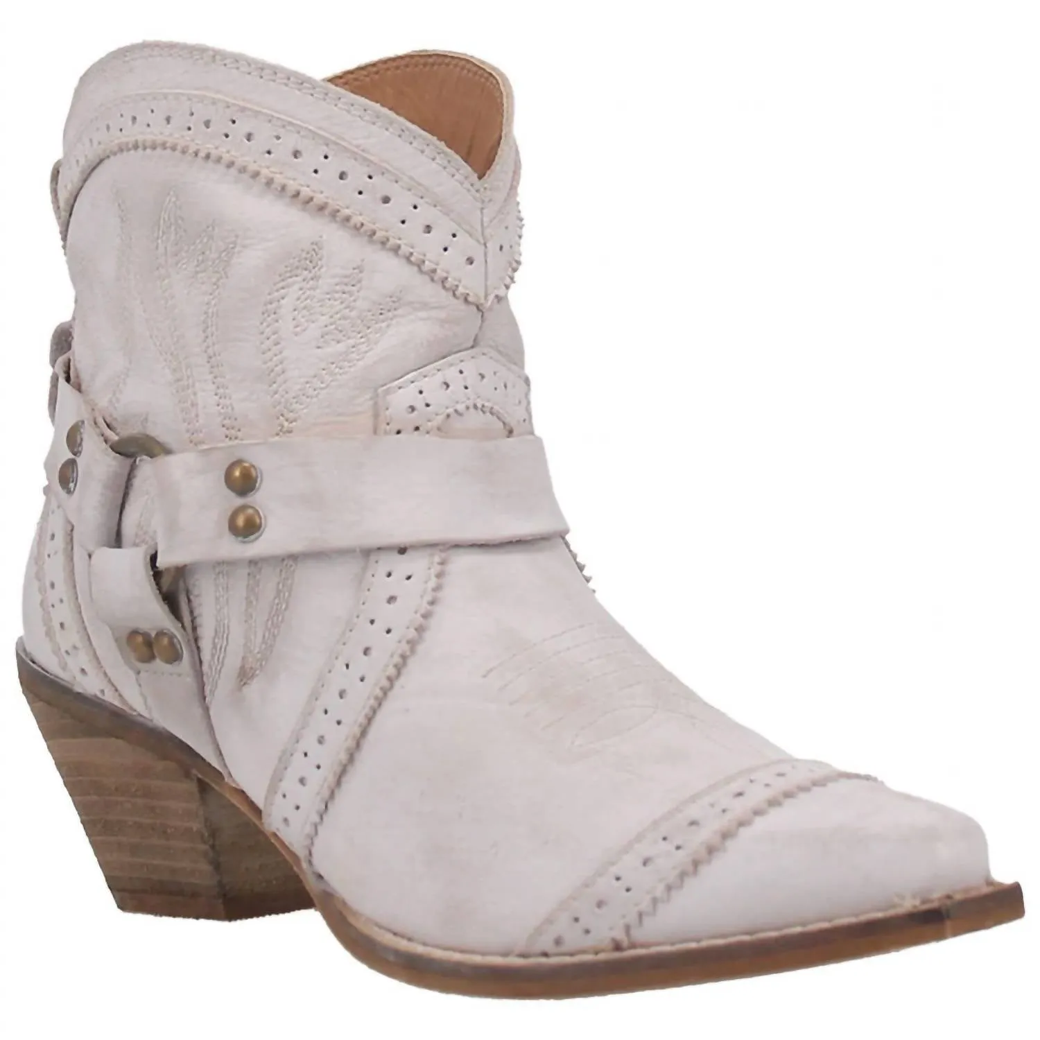 Women's Gummy Bear Short Western Cowboy Boot In Off White Athletic Edge