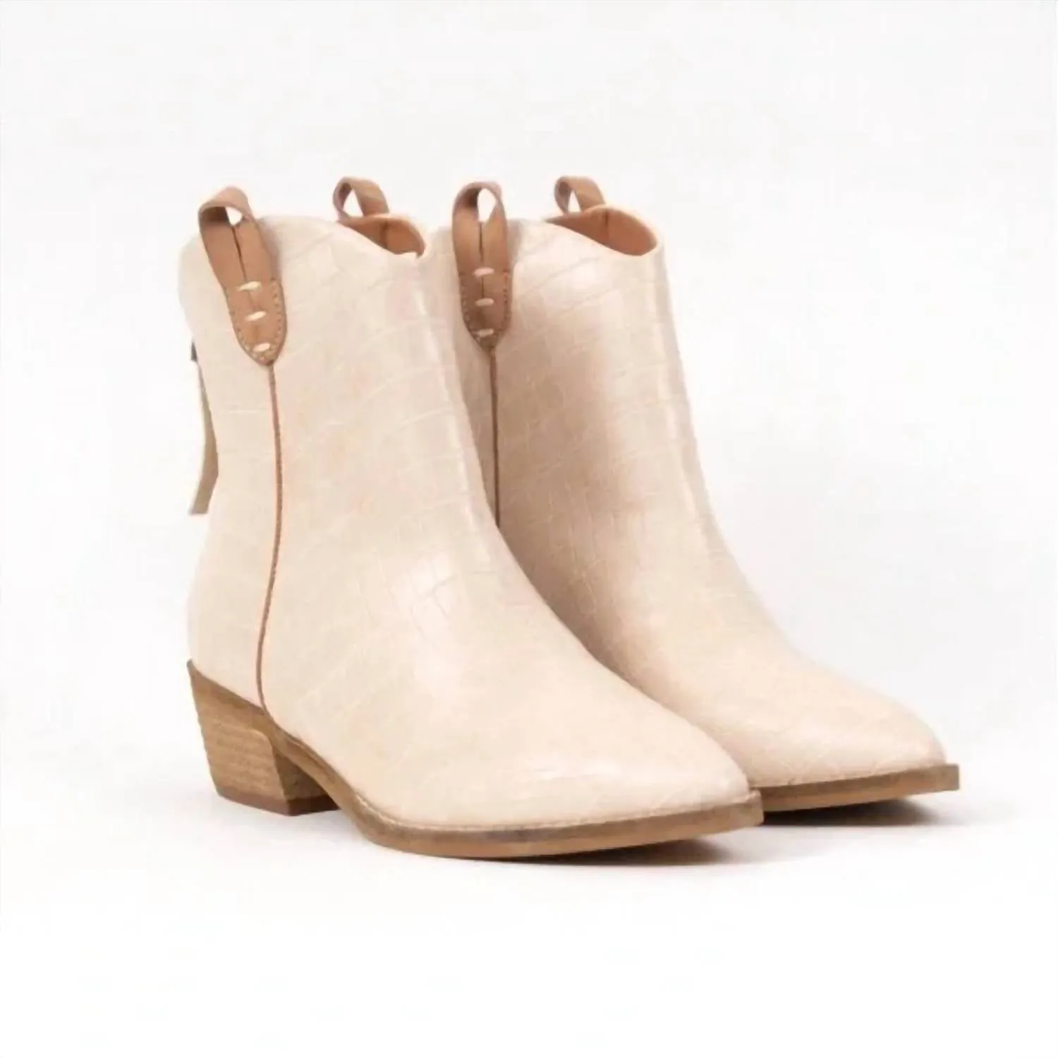 Padded Interior Rainy Day Commuter Women's Hailey Bootie In Cream