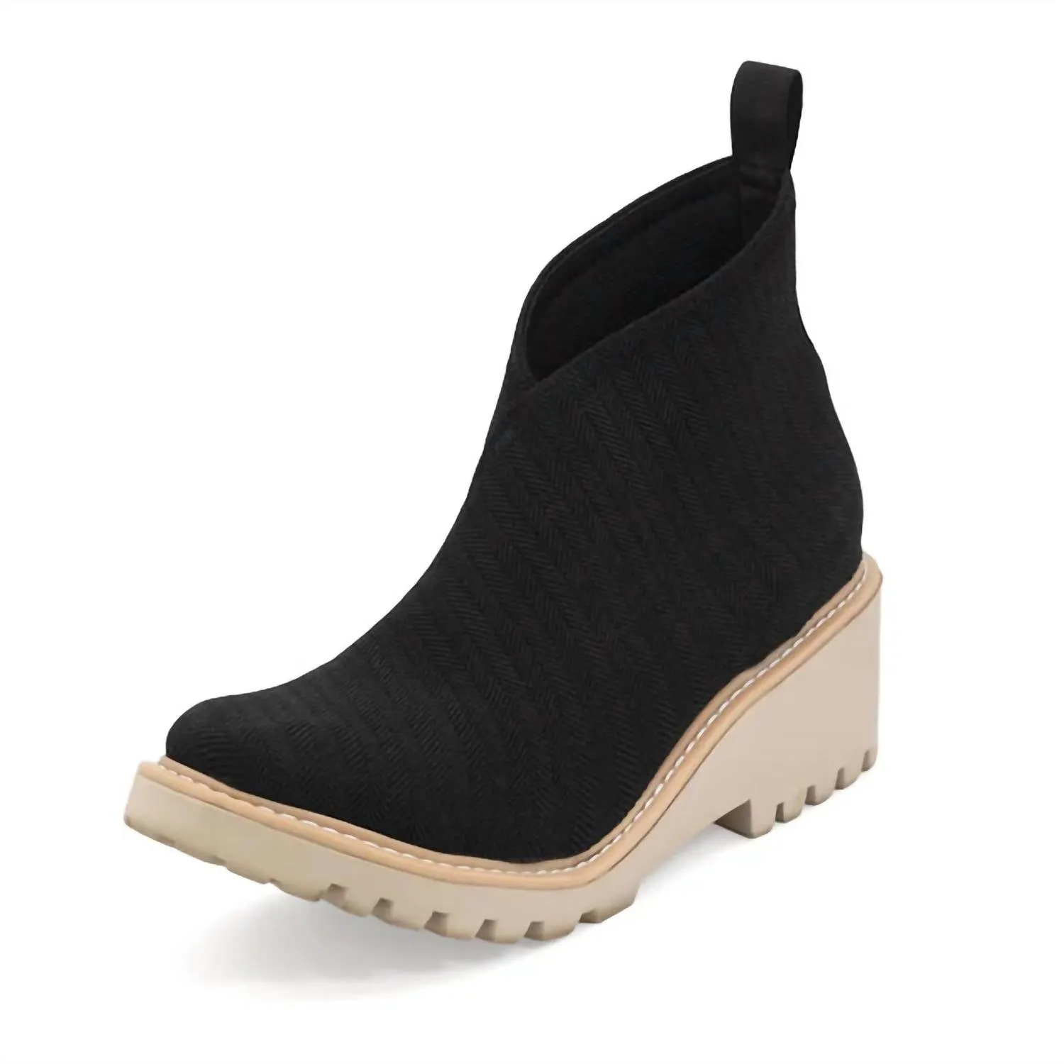 BreathableMesh Feather Light Weather Resistant User Women's Heyward Boot In Black Herringbone