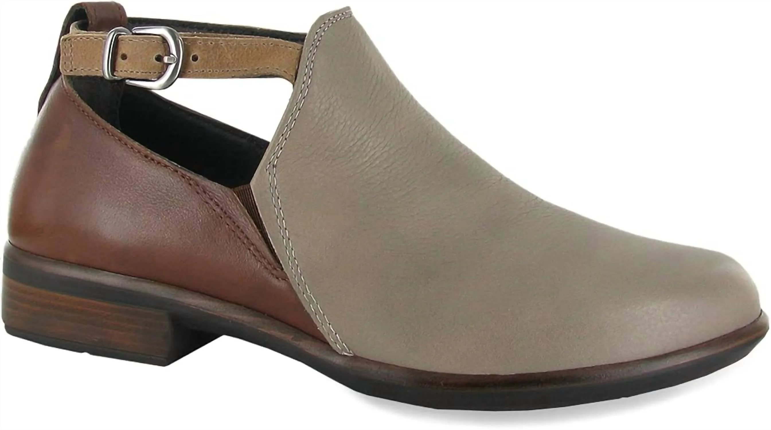 Women's Kamsin Transitional Boot In Soft Stone Leather Combo Comfort Lining Cold Weather Commuter Weekend Ready