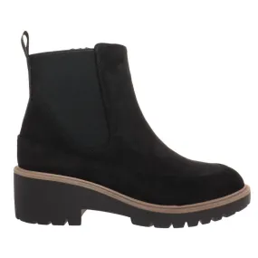 Women's Kathleen Suede Boots In Black Seamless Comfort All Day Wear