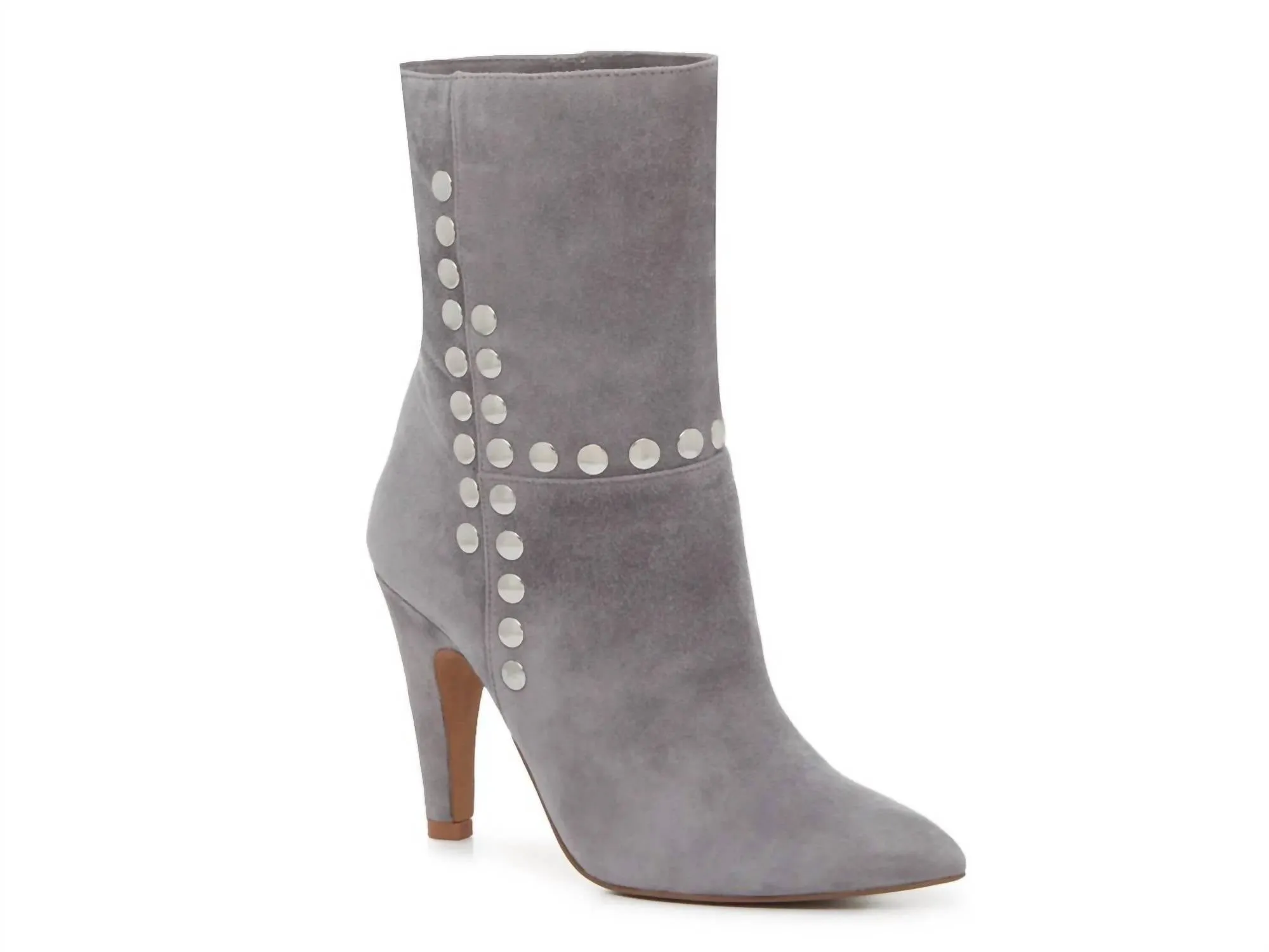 Women's Konnie Suede Boot In Grey Fashion Utility Hard Terrain