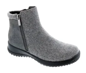 Casual Women's Kool Suede Ankle Boot In Grey
