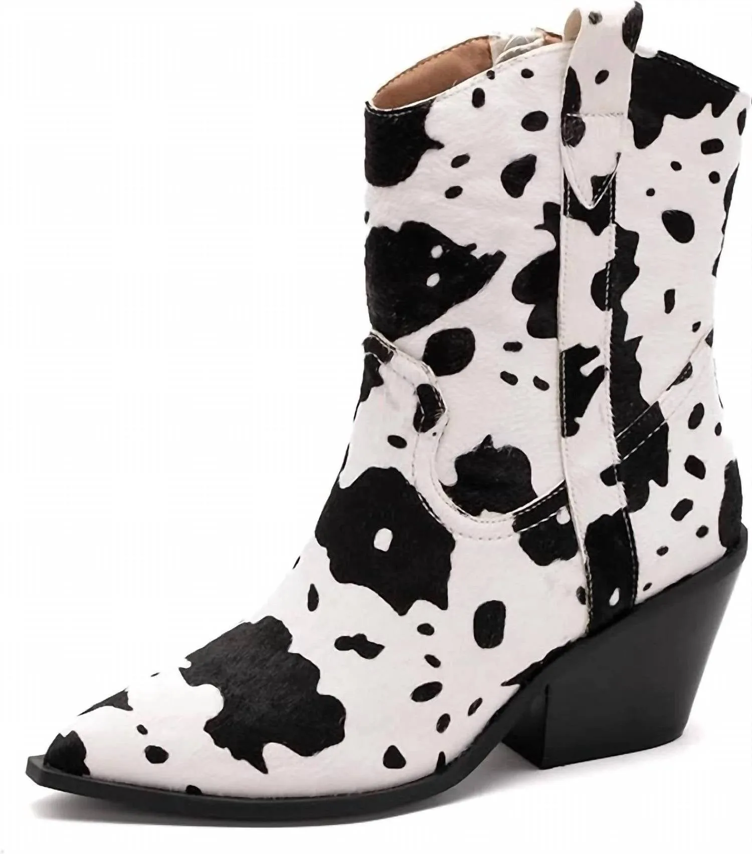 Women's Lainey Ankle Boot In Black Cow Protective Finish Comfort Seeker