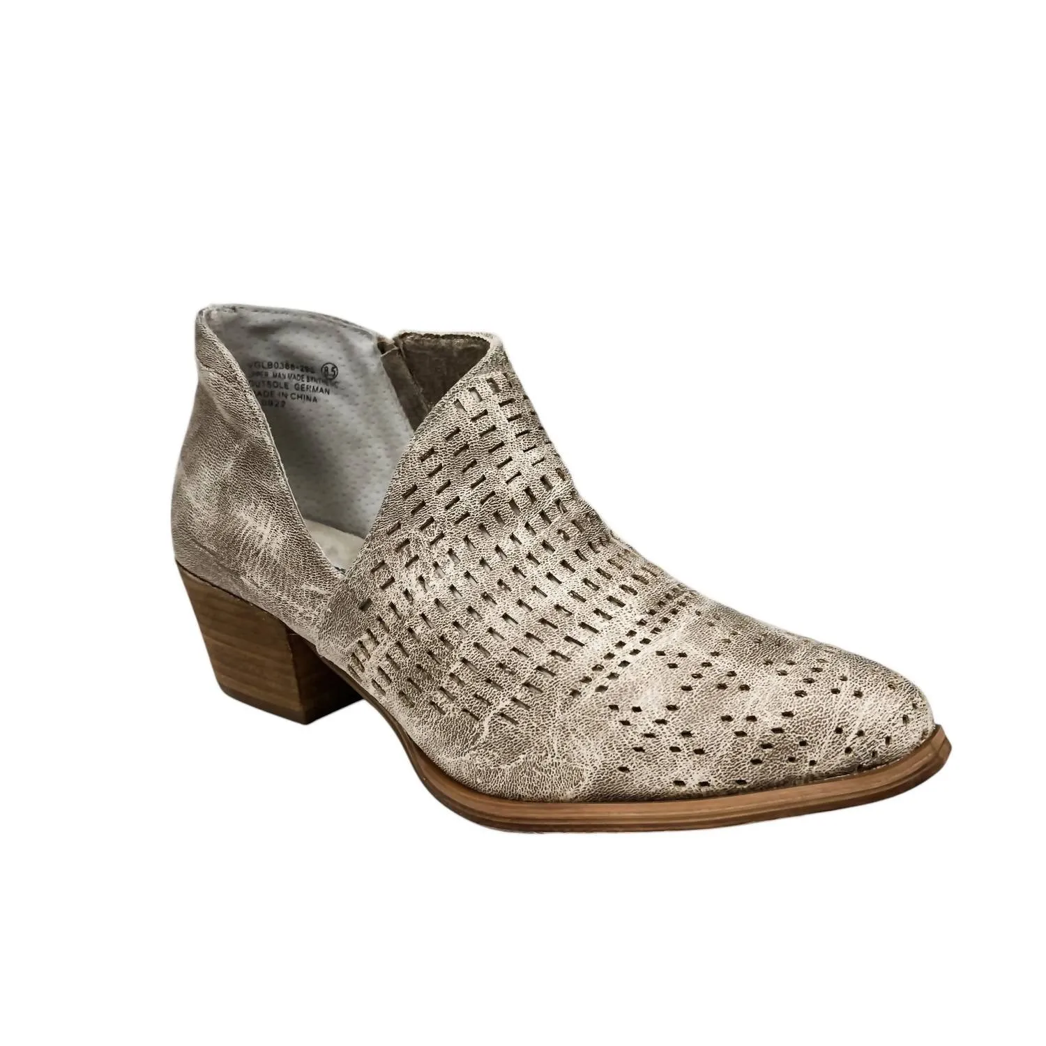 Women's Laserette Bootie In Cream Wind Barrier