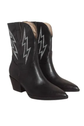 Women's Lightning Strikes Boot In Black Heat   Resistant