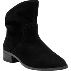 Women's Lollin Ankle Boots In Black Oiled Suede Comfort Lining Active Nomad Low Profile Snowy Path
