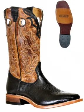 Luggage Ready Women's Lone Star Hybred Sole Boot In Black/cognac
