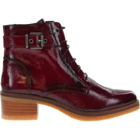 Cushion Zone Strong material Women's Lucero Ankle Boots In Red