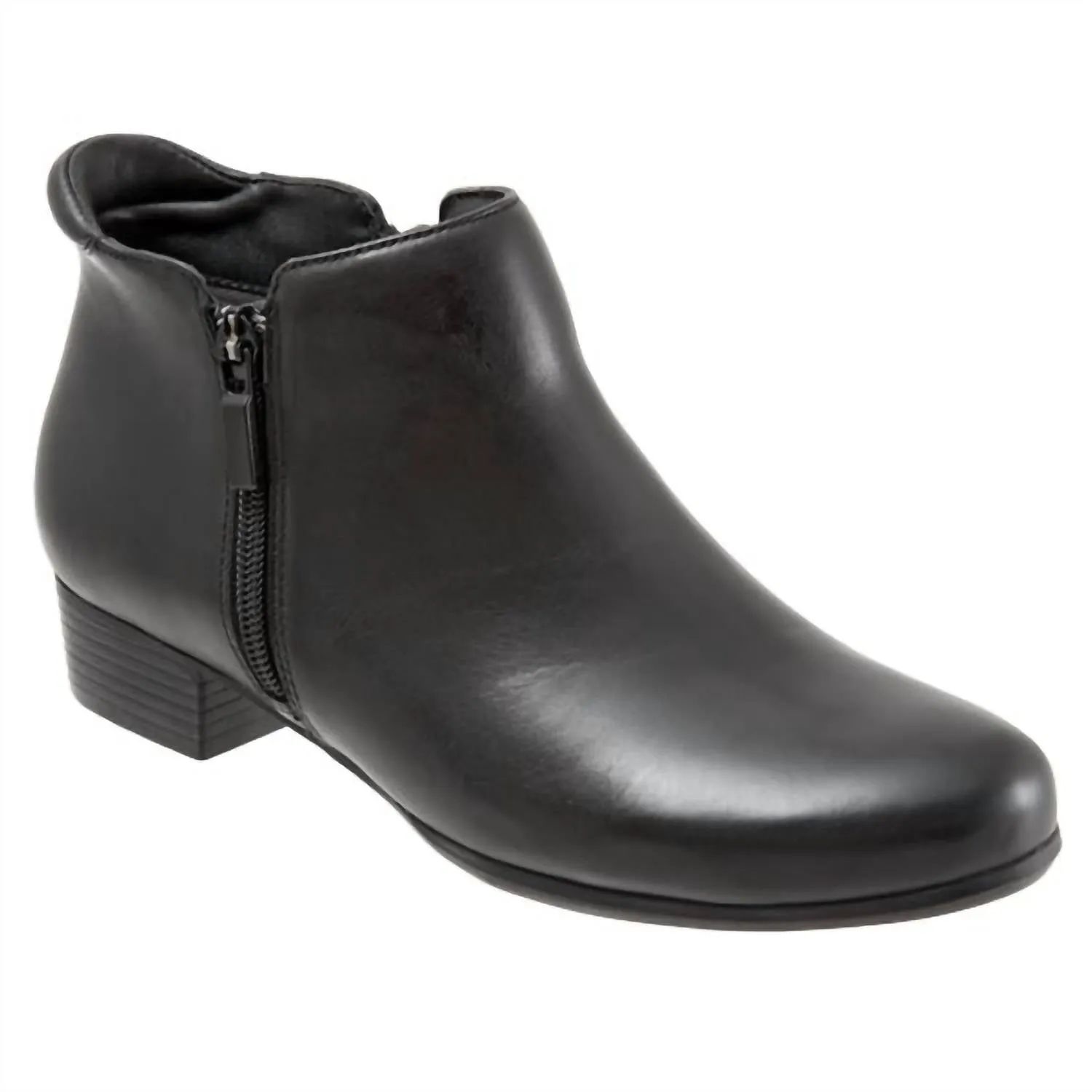 Women's Major Boots In Black Biker