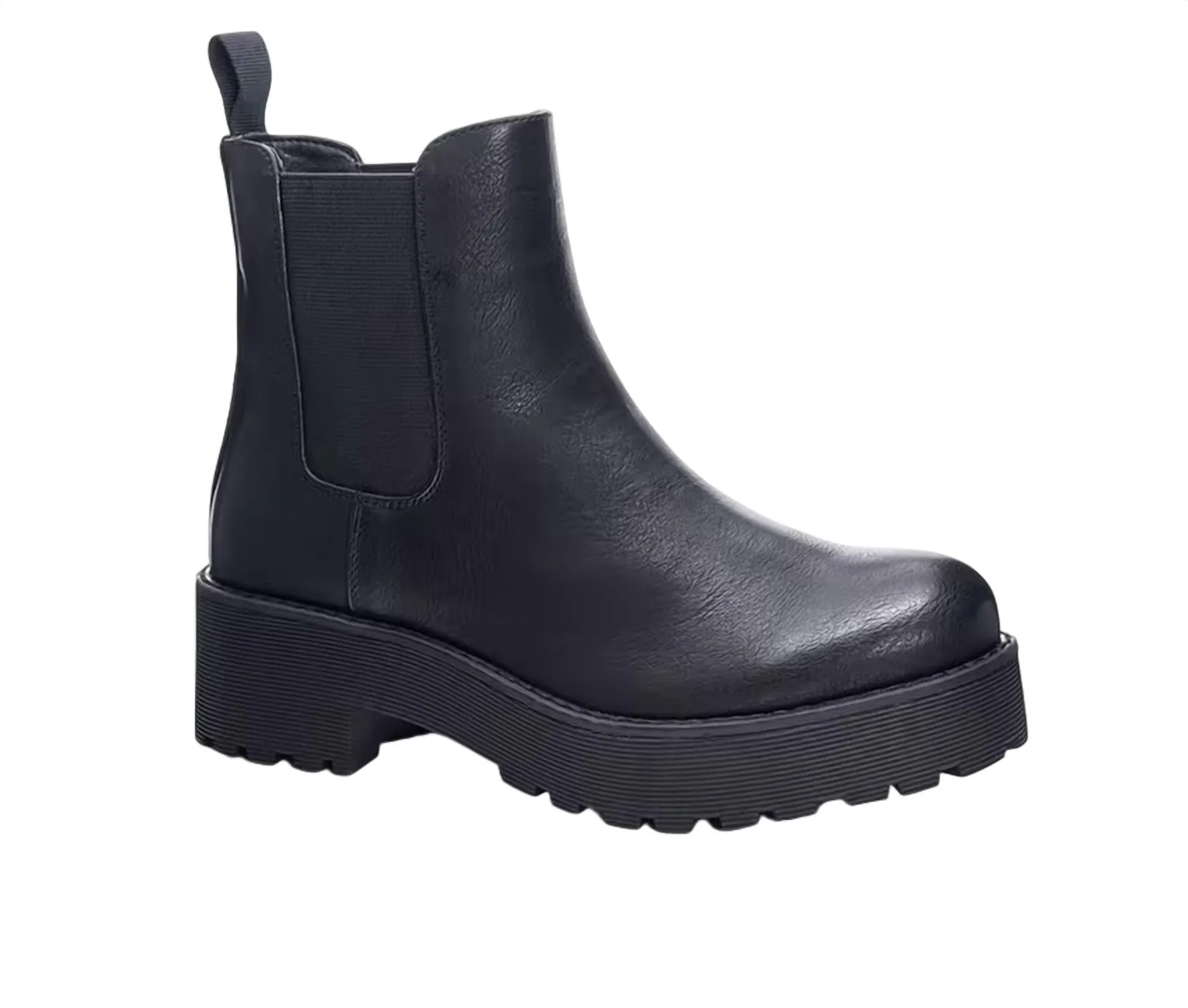 Women's Maps Platform Boots In Black Road Trip