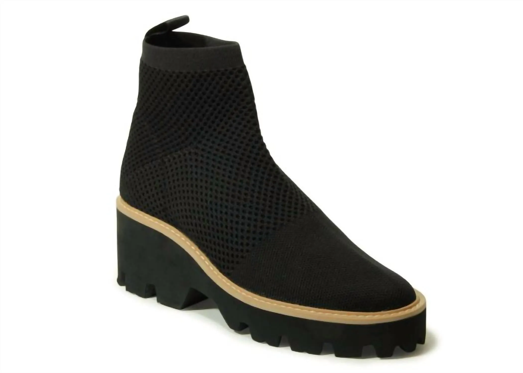 Zip   Up Design Western Pattern Women's Marina Bootie In Black