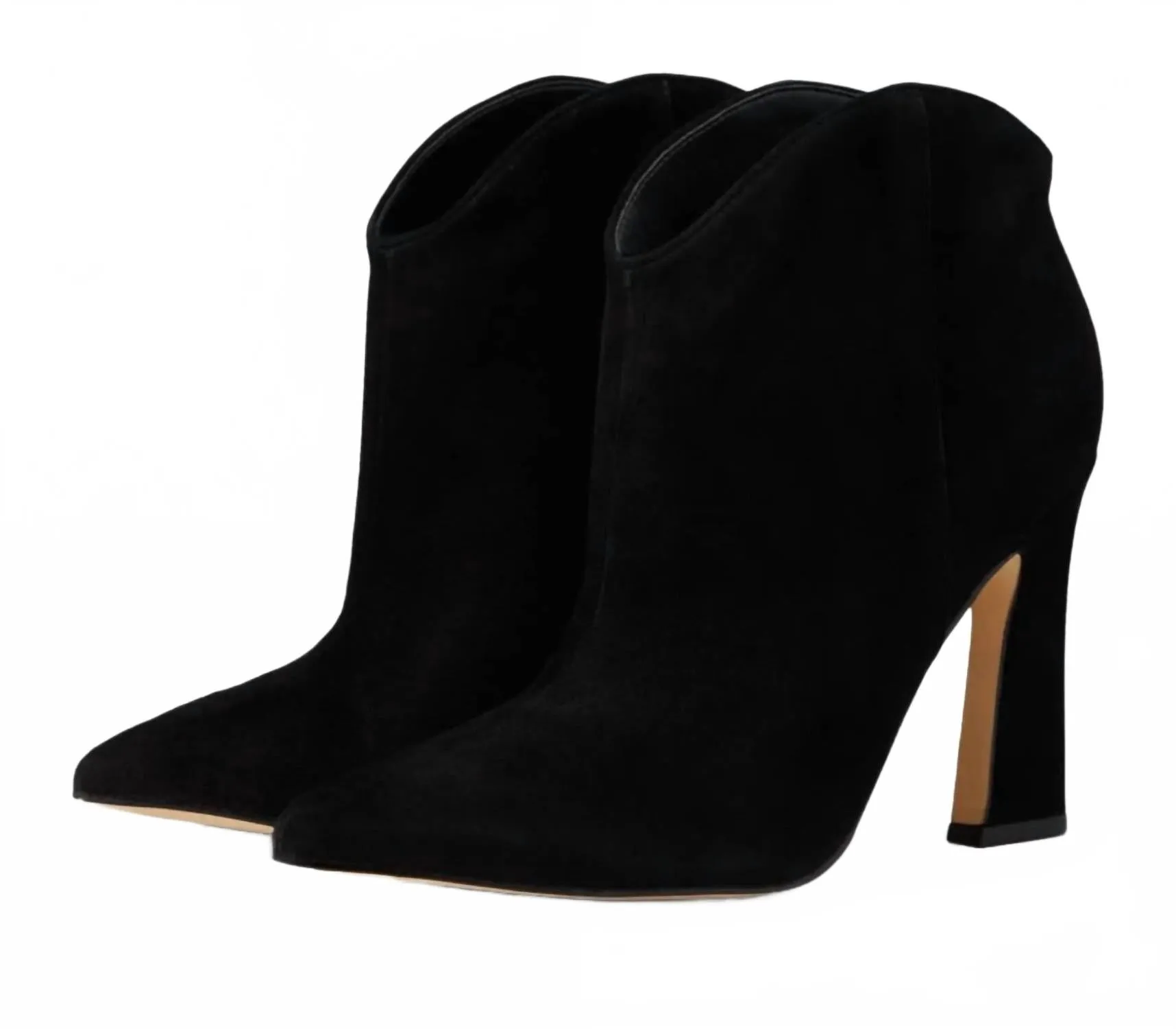 Seamless Comfort Daily Walks Structured Fit Women's Masina Suede Leather Boots In Black