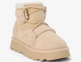 Women's Matterhorn Platform Bootie In Natural Slip Resistant Tread