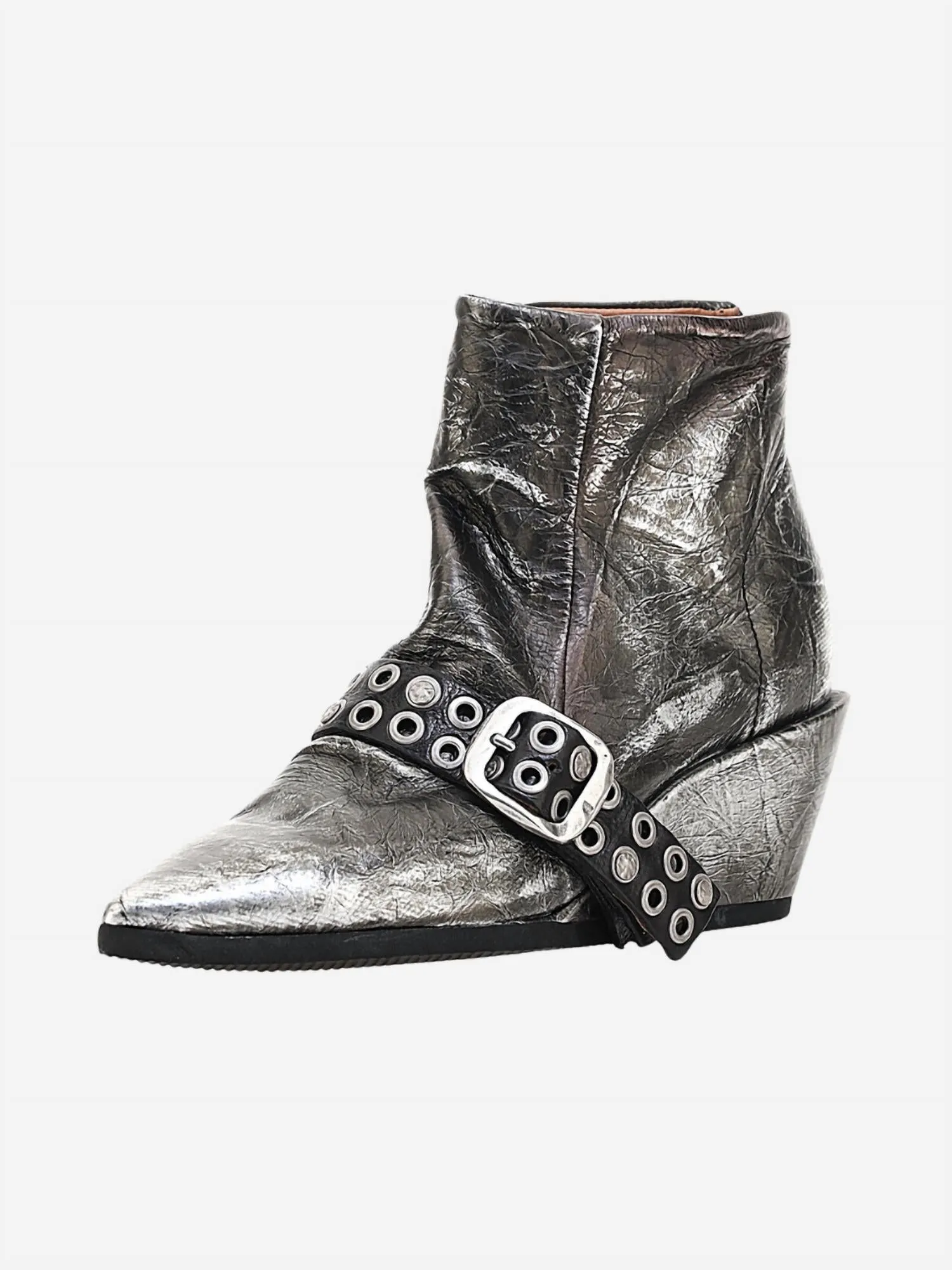 Women's Maxie Bootie In Antique Silver Durable Layer