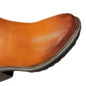 Women's Meara Leather Boots In Sundial Sport Inspired