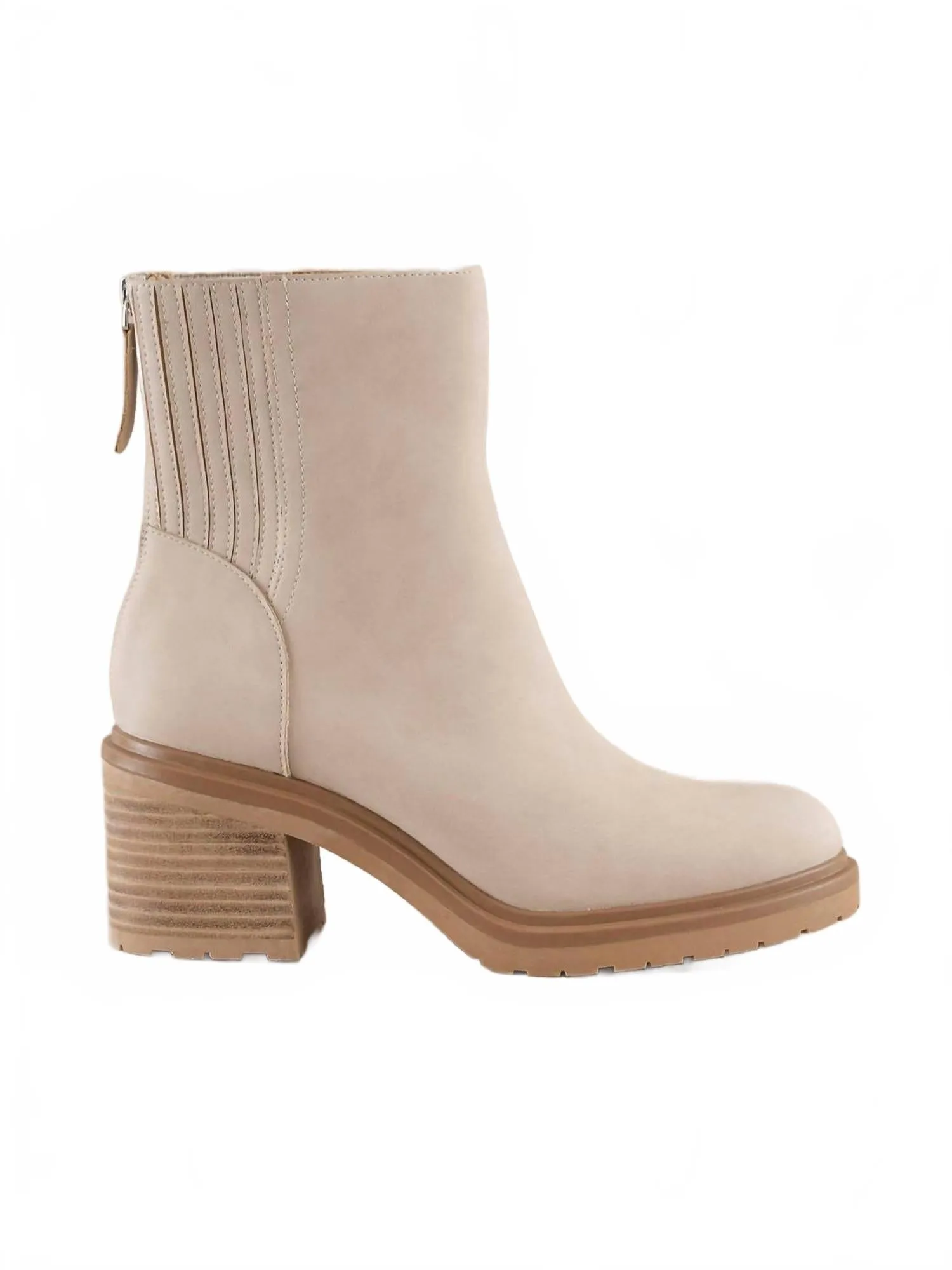 Adjustable Strap Mechanism Women's Megan Chelsea Bootie In Light