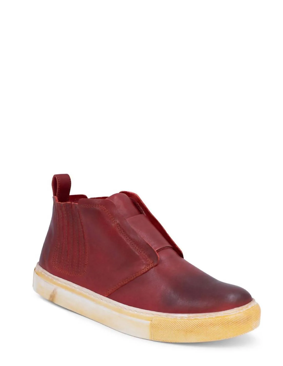 Women's Neci Boot In Bordo Leather Shock Absorbing Urban Traveler