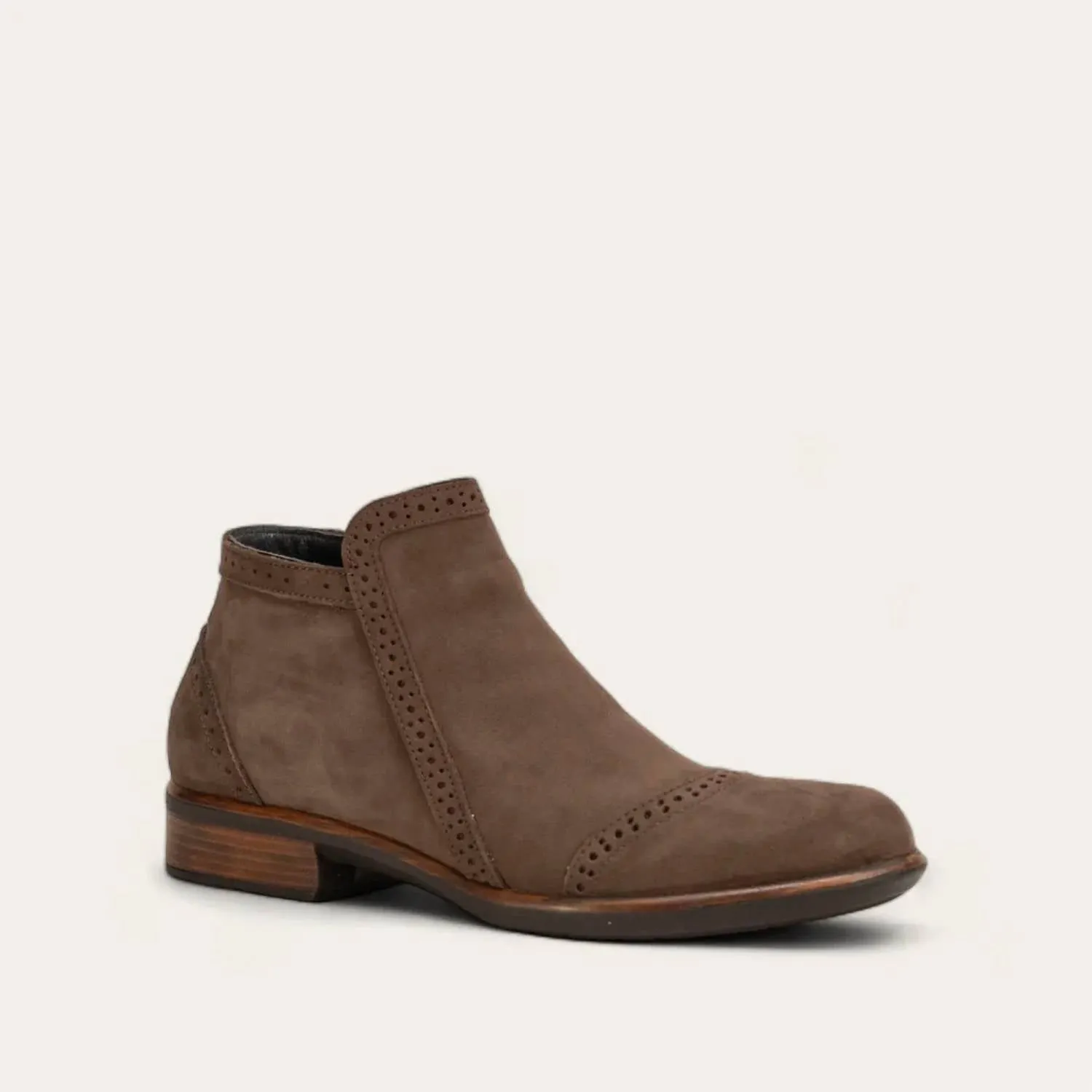 Warehouse Worker Women's Nefasi Booties - Medium In Coffee Bean Nubuck