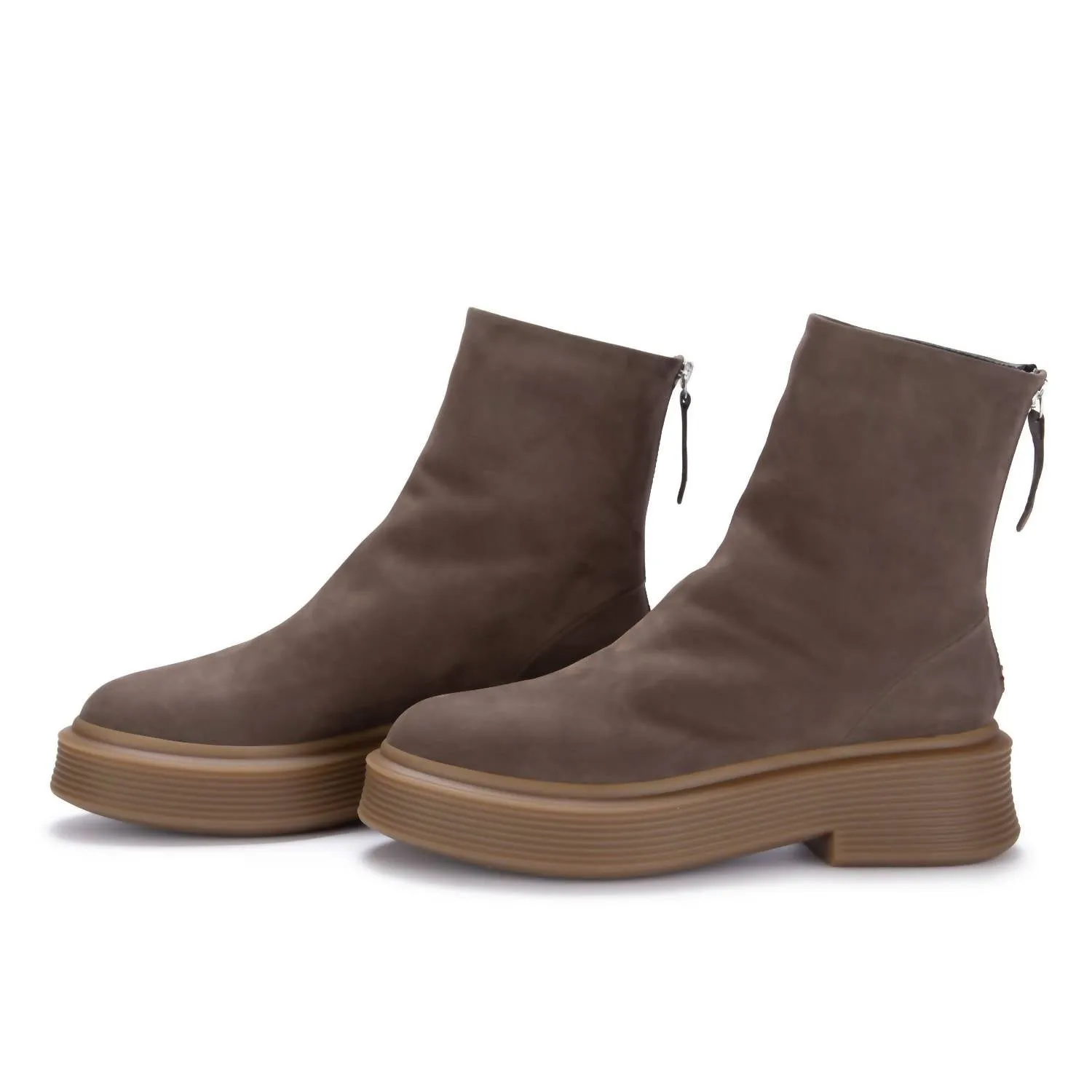 Low Top Women's Neta 26 Boot In Nabuk Cioccolato