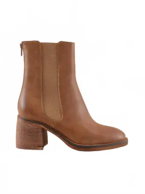 Long Walks Women's Olivia Chelsea Heel Boots In Caramel
